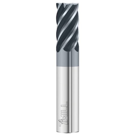 Fullerton Tool 6-Flute - 38 Degree Helix - 3116 TiMill HP End Mills, FC13, RH Spiral, Corner Radius, Standard, 3/8 29111